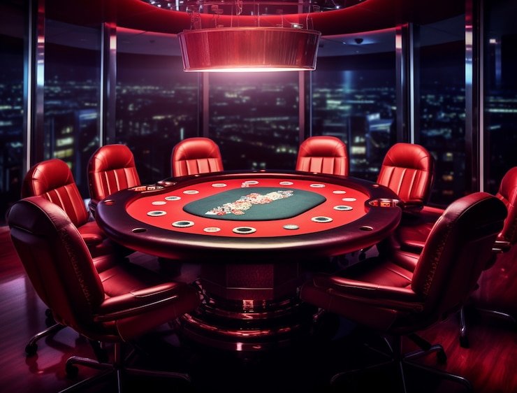 Live Qiu Qiu table at wg777 with multiple players and a croupier dealing cards