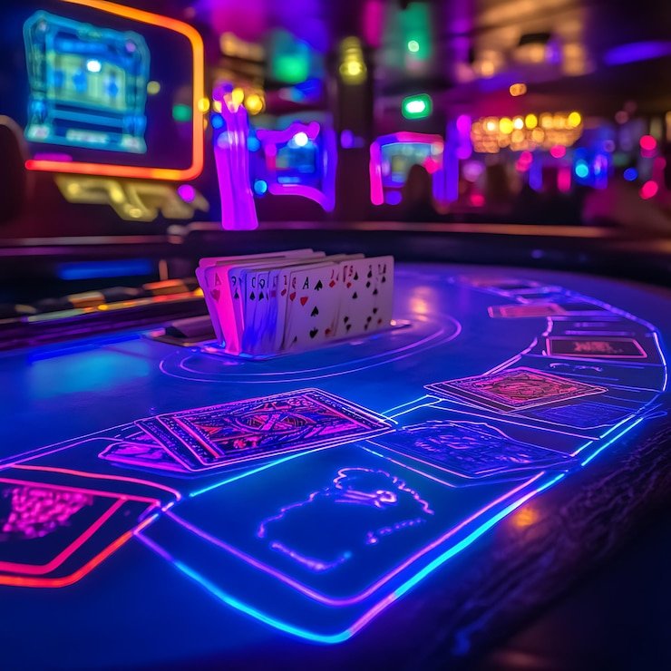 The Great Icescape slot game interface on wg777 showing five-reel layout with winter-themed symbols and payout table